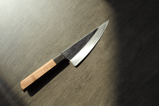 Carbonstahl Küchenmesser schärfen